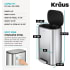Kraus KTCP100SFS - 13.2 Gallon / 50 Liter Stainless Steel Free Standing Trash Can