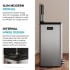Kraus KTDP200SFS - Dual Compartment Step Pedal Kitchen Trash Can in Spot-Free Stainless Steel with Removable Inner Buckets, Odor Control Filters, and Soft Close Lid
