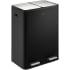 Kraus KTDP200MB - Dual Compartment Step Pedal Kitchen Trash Can in Matte Black with Removable Inner Buckets, Odor Control Filters, and Soft Close Lid