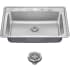 Kraus KTM10033 - 33” Drop In / Top Mount Single Bowl 18-Gauge Stainless Steel Kitchen Sink