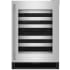 KitchenAid KUWR324SSB - 24" Undercounter Wine Cellar with Full-Extension Metal-Front Racks