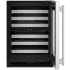 KitchenAid KUWR324SSB - 24" Undercounter Wine Cellar with Full-Extension Metal-Front Racks