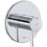 Rohl Edge™ TEDTM45C - Edge™ 1/2" Therm &amp; Pressure Balance Trim With 5 Functions in Chrome