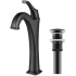 Kraus Arlo Series KVF1200MB - Single Handle Vessel Bathroom Faucet with Pop-Up Drain in Matte Black