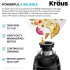 Kraus KWD100100MBL - Garbage Disposal Fast and Reliable Grinding