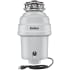 Kraus KWD201100MCG - 1 HP Continuous Feed Garbage Disposal with Ultra-Quiet Motor for Kitchen Sink with Power Cord and Flange Included