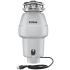 Kraus KWD20150MCG - 1/2 HP Continuous Feed Garbage Disposal with Ultra-Quiet Motor for Kitchen Sink with Power Cord and Flange Included