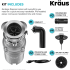Kraus KWD21050MGR - Garbage Disposal Kit Included