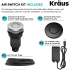 Kraus KWDA200MB - Air Switch Kit Included