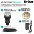 Kraus KWDA200SFACB - Air Switch Kit Included