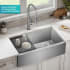Kraus KWF21033 - 33 Inch Farmhouse Workstation Single Bowl Kitchen Sink Lifestyle