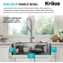 Kraus KWT31030 - 30 Inch Dual Mount Workstation Single Bowl Kitchen Sink