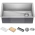 Kraus KWU11030 - 30 Inch Kore Workstation Stainless Steel Kitchen Sink with 5-Piece Chef's Kit