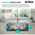 Kraus KWU11030 - 30 Inch Undermount Workstation Single Bowl Stainless Steel Kitchen Sink