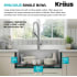 Kraus KWU11032 - 32 Inch Undermount Workstation Single Bowl Stainless Steel Kitchen Sink