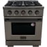 Kucht Professional Gemstone™ KXD30TT - 30 Inch Freestanding Dual Fuel Range