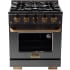 Kucht Professional Gemstone™ KXD30 - 30 Inch Freestanding Dual Fuel Range