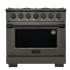 Kucht Professional Gemstone™ KXD36TT - 36 Inch Freestanding Dual Fuel Range