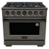 Kucht Professional Gemstone™ KXD36TT - 36 Inch Freestanding Dual Fuel Range