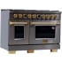 Kucht Professional Gemstone™ KXD48 - 48 Inch Freestanding Dual Fuel Range
