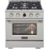 Kucht Professional KXP30SS - 30 Inch Freestanding Dual Fuel Range in Front View