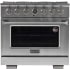 Kucht Professional KXP36SS - KX Series 36 Inch Freestanding Dual Fuel Range in Front View