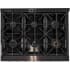 Kucht Professional KXP36SS - KX Series 36 Inch Freestanding Dual Fuel Range in Cooktop View