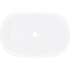 Rohl Barcelona UBBAR56IO - 14 Inch Oval Undermount Bathroom Sink with Drain Hole Center