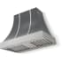 La Cornue CornuFé Cascade Étoilé Colors CH3630CACGRHSC - 36 Inch Wall Mount Range Hood