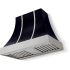 La Cornue CornuFé Cascade CH4430CACMBLSC - 44 Inch Wall Mount Range Hood