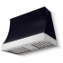 La Cornue CornuFé Marquee CH3630MRQBLKPC - 36 Inch Wall Mount Range Hood