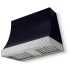 La Cornue CornuFé Marquee CH3630MRQBLKSC - 36 Inch Wall Mount Range Hood