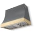 La Cornue CornuFé Marquee Étoilé Colors CH3630MRQGRHPB - 36 Inch Wall Mount Range Hood
