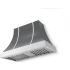 La Cornue CornuFé Cascade Étoilé Colors CH4430CACGRHPC - 44 Inch Wall Mount Range Hood
