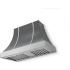 La Cornue CornuFé Cascade Étoilé Colors CH4430CACGRHSC - 44 Inch Wall Mount Range Hood