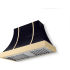 La Cornue CornuFé Cascade CH4430CACMBLPB - 44 Inch Wall Mount Range Hood