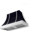 La Cornue CornuFé Cascade CH4430CACMBLPC - 44 Inch Wall Mount Range Hood
