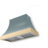 La Cornue CornuFé Cascade Étoilé Colors CH4430CACOCNPBNB - 44 Inch Wall Mount Range Hood