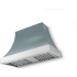 La Cornue CornuFé Cascade Étoilé Colors CH4430CACOCNPB - 44 Inch Wall Mount Range Hood