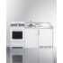 Summit ACK72GASW - 72 Inch All-In-One Kitchenette