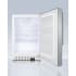 AccuCold ADA404REFSSHV - 20 Inch Built-In Undercounter Refrigerator 4 Adjustable Wire Shelves