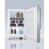 AccuCold ADA404REFSSHVLHD - 20 Inch Built-In Undercounter Refrigerator 3.32 cu. ft. Capacity
