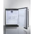 Summit AL55 - 24 Inch Built-In Undercounter Refrigerator Fan Forced Cooling