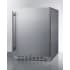 Summit AL55OSCSS - 24 Inch Built-In Undercounter Outdoor Refrigerator Stainless Steel Exterior