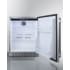 Summit AL55OSCSS - 24 Inch Built-In Undercounter Outdoor Refrigerator White Interior