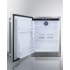 Summit AL55OSCSSLHD - 24 Inch Built-In Undercounter Outdoor Refrigerator White Interior