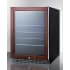Summit ALBV2466PNR - 24 Inch Built-In Commercial Beverage Center Fully Finished Black Cabinet