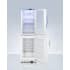 AccuCold ARG3PVADA305AFSTACK - 20 Inch Stacked Combination Vaccine Refrigerator/Freezer, Auto Defrost All-Refrigerator with Interior Light, Adjustable Plastic-Coated Wire Shelves, Manual Defrost All-Freezers with Basket Shelves