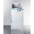 AccuCold MOMCUBE MLRS8MCLKSCM1000SS - 24 Inch Stacked Combination MOMCUBE™ Breast Milk Refrigerator/Microwave, CDC-Compliant Refrigerator Temperature, Commercially Approved Microwave Stainless Steel Construction
