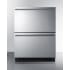 Summit ASDR2414 - 24 Inch Built In 2-Drawer Refrigerator